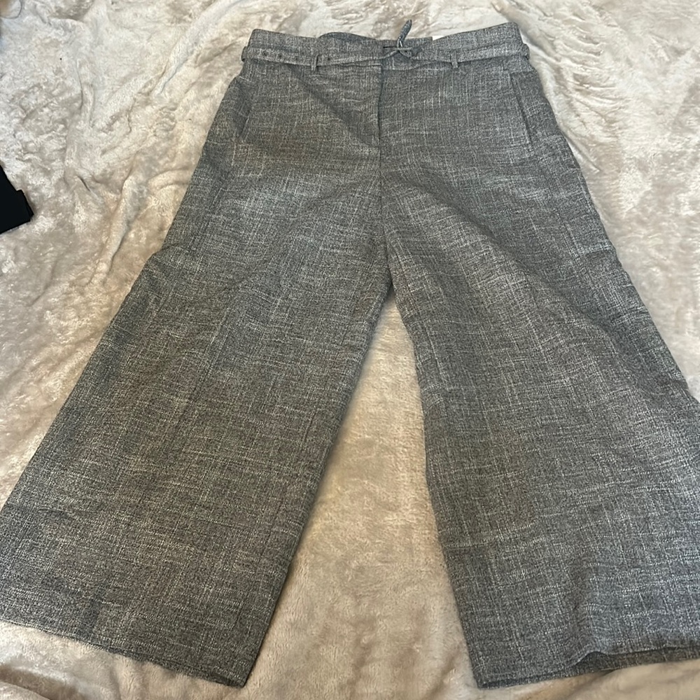 ann Taylor the belted marina wide leg pant